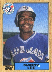 1987 Topps Baseball Cards      574     Manny Lee